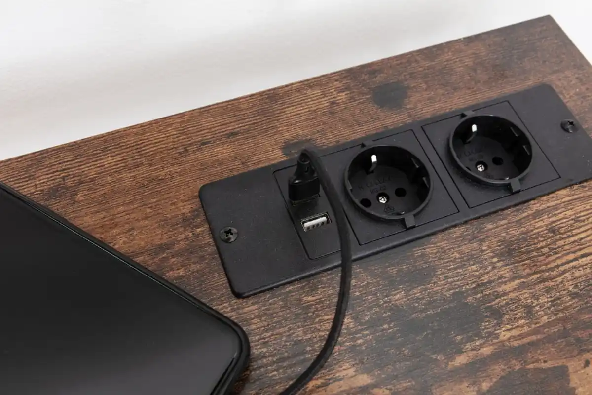 Bild 3 von Wohnzimmerregal mit 3 Etagen, ca. 120 x 20 x 80 cm - Braun