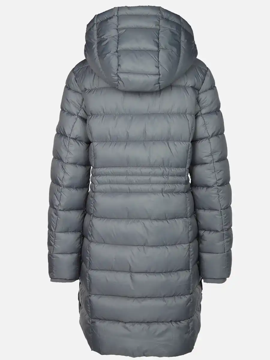 Bild 2 von Damen Steppmantel mit Kapuze Blau