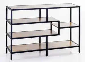 Wohnzimmerregal, ca. 114 x 34 x 78 cm - Braun