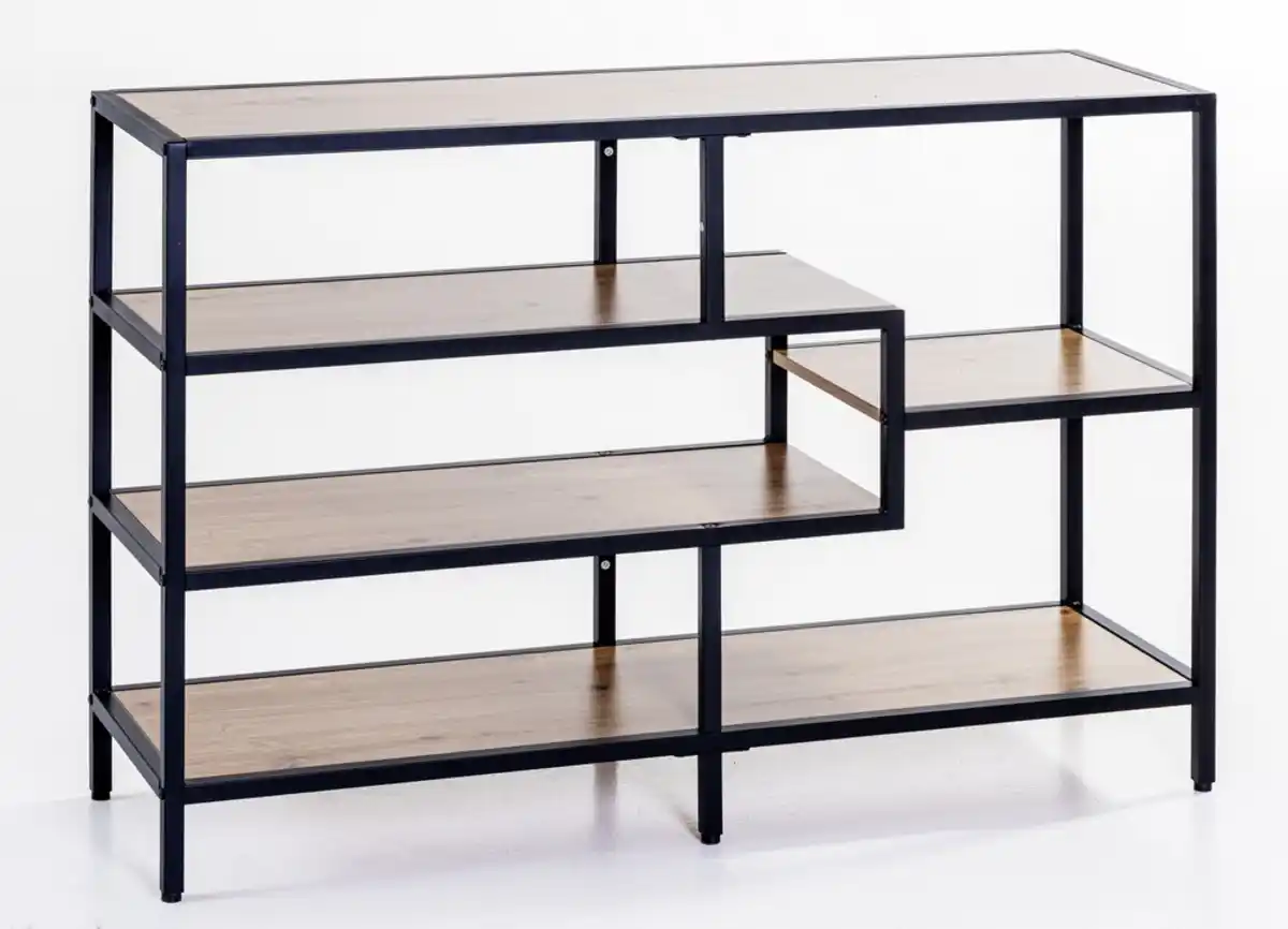 Bild 1 von Wohnzimmerregal, ca. 114 x 34 x 78 cm - Braun