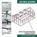 Bild 3 von Gewächshaus Alu OSAKA 430x250x235cm