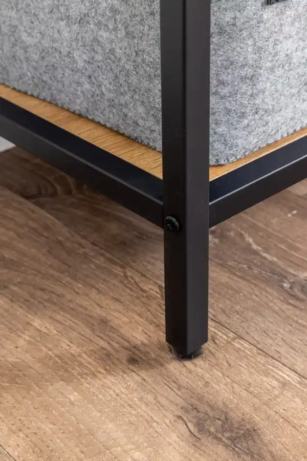 Bild 4 von Wohnzimmerregal, ca. 114 x 34 x 78 cm - Braun