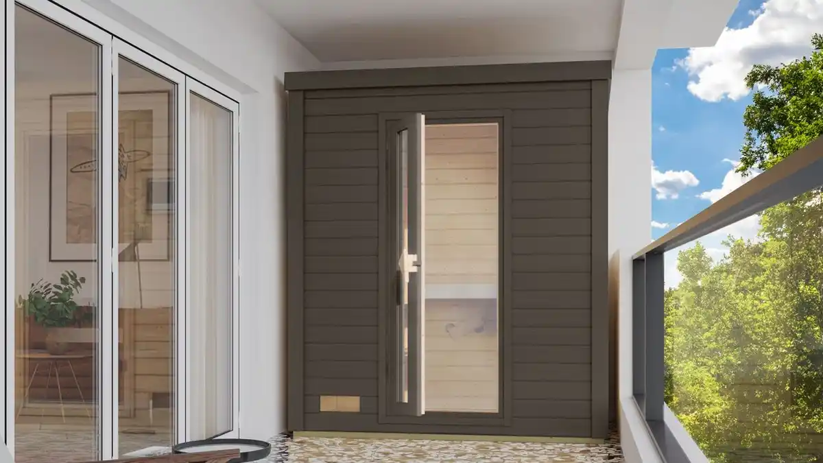 Bild 1 von Saunahaus Telo 0 terragrau