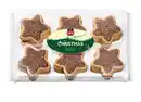 Bild 1 von Weihnachts-Gebäck „Sterne“ knusprige Kekse mit Kakaocremefüllung und Zuckerperlen