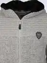 Bild 3 von Herren Strickjacke mit Kapuze Grau