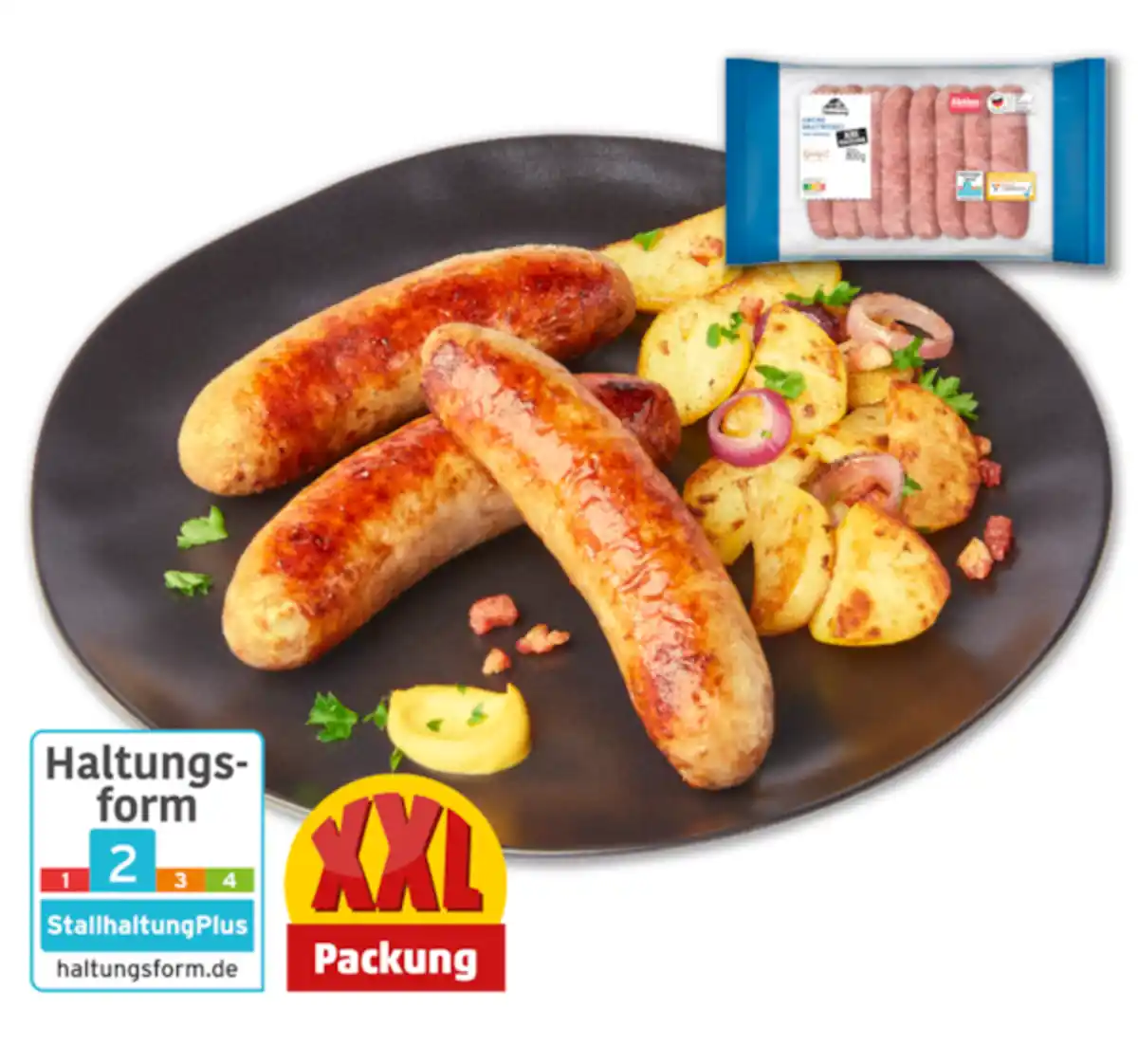 Bild 1 von MÜHLENHOF Frische grobe Bratwurst*