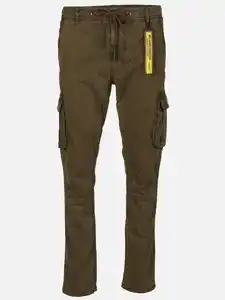 Herren Cargohose mit Komfortbund Oliv
