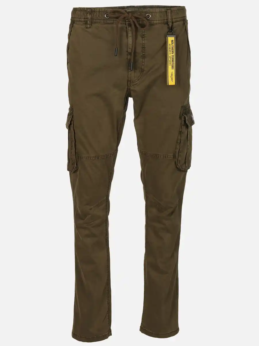 Bild 1 von Herren Cargohose mit Komfortbund Oliv