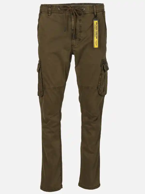 Bild 1 von Herren Cargohose mit Komfortbund Oliv
