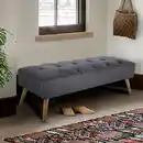 Bild 1 von Hocker, ca. 126 x 49 x 42 cm - Dunkelgrau