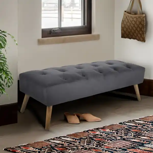 Bild 1 von Hocker, ca. 126 x 49 x 42 cm - Dunkelgrau