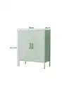 Bild 4 von Metall-Aufbewahrungsschrank Sideboard mit zwei Türen, ca. 101,5 x 80 x 40 cm - Sage