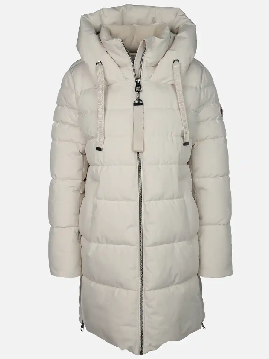 Bild 1 von Damen Steppmantel mit Kapuze Beige