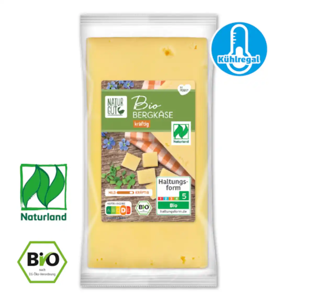 Bild 1 von NATURGUT Bio Käse Stücke