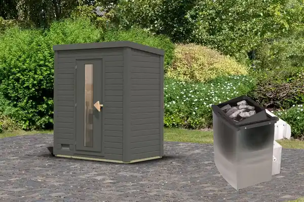 Bild 2 von Saunahaus Telo 0 terragrau