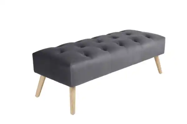 Bild 3 von Hocker, ca. 126 x 49 x 42 cm - Dunkelgrau