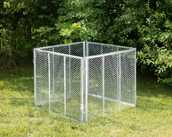 Bild 4 von Komposter, Stahl und feuerverzinkt, ca. 80 x 80 x 80 cm