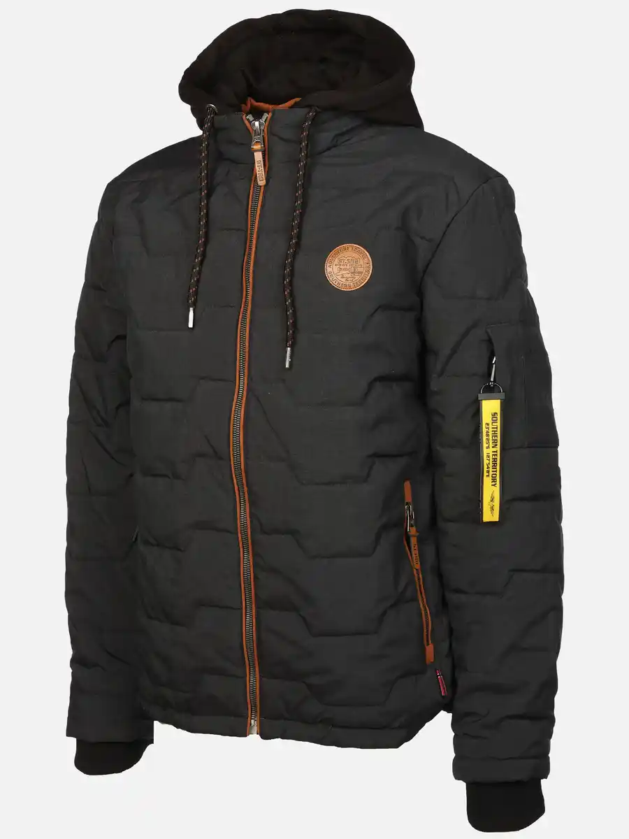 Bild 3 von Herren Steppjacke mit vielen Details Grau