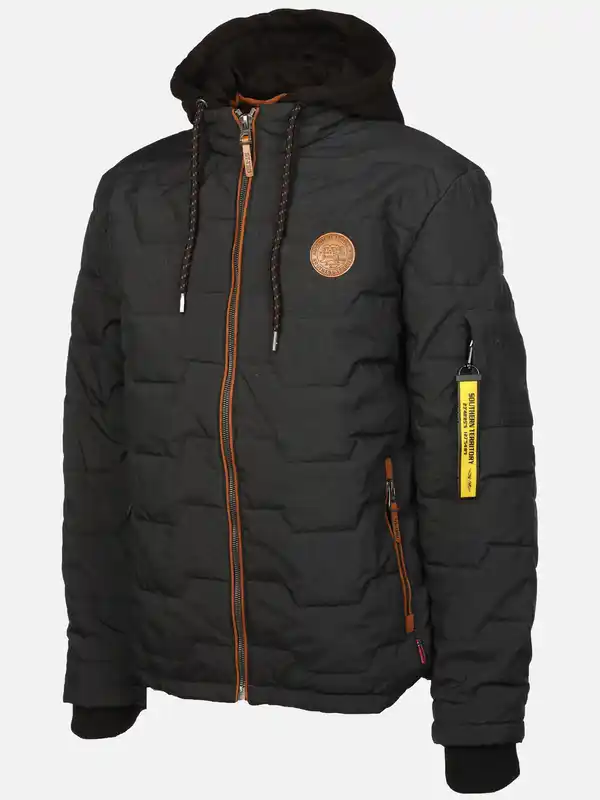 Bild 3 von Herren Steppjacke mit vielen Details Grau