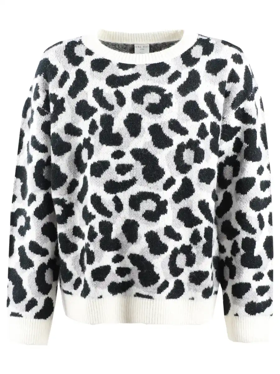 Bild 1 von Mädchen Strickpullover im Loo Look Schwarz