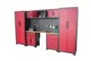 Bild 2 von Garagenschrank 8 tlg. 330x 47x 193 cm, rot