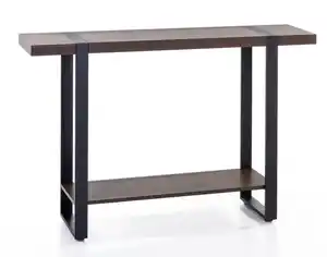 Flurregal, ca. 120 x 30 x 81 cm - Braun/Schwarz