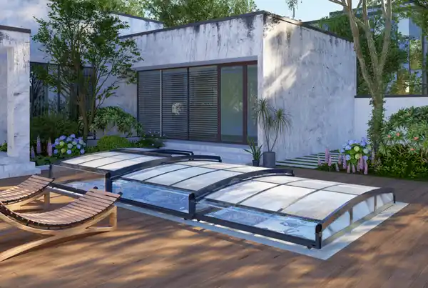 Bild 4 von Poolüberdachung "Aqualina" aus Aluminium, ca. 6,63 x 4,26 x 0,92 cm