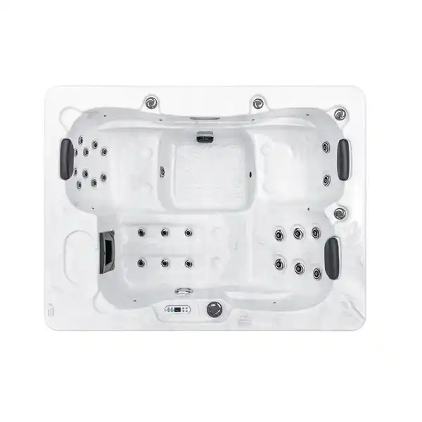 Bild 3 von Outdoor Whirlpool WHITE MARBLE inkl. Treppe und Thermoabdeckung