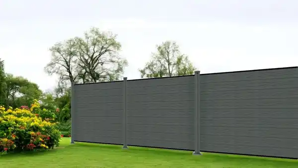 Bild 3 von WPC-Sichtschutzzaun CORTADO - 1x Pfosten, ca. 190 cm - Grau