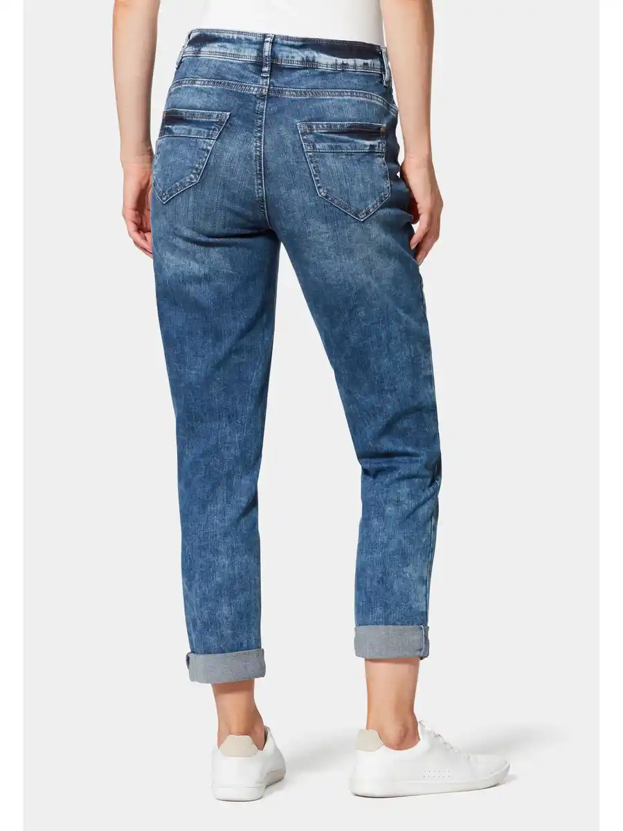 Bild 2 von Damen 5-Pocket Boyfriend Fit Blau