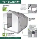 Bild 2 von Gewächshaus Alu OSAKA 310x190x195cm