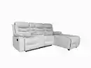 Bild 1 von Relax-Ecksofa mit Funktionssesseln, ca. 237 x 179x 108 cm - Hellgrau