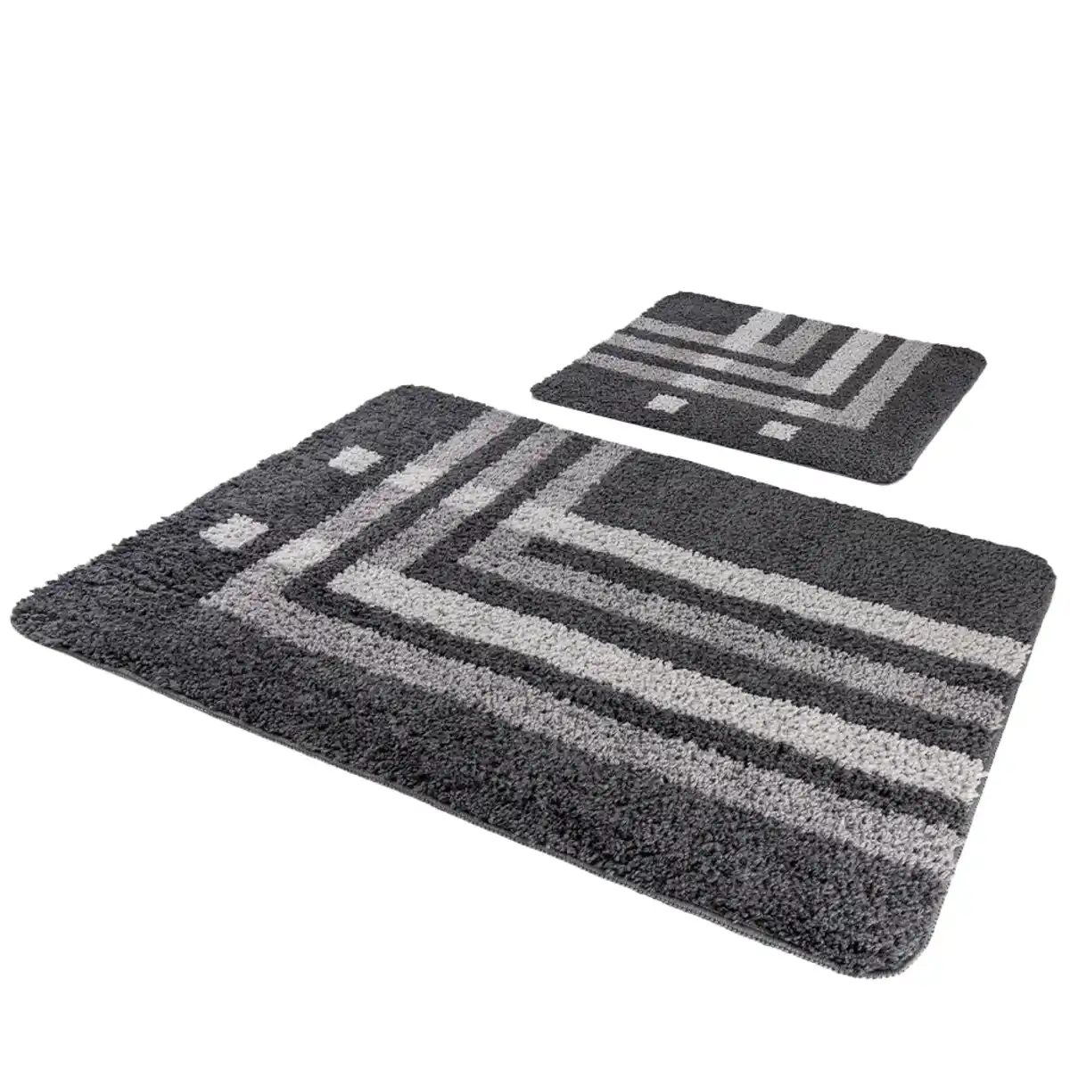 Bild 3 von Mikrofaser-Badteppich 2er-Set - ca. 60 x 90 cm + ca. 60 x 50 cm