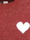 Bild 3 von Mädchen Strickpullover mit Herzen Rot
