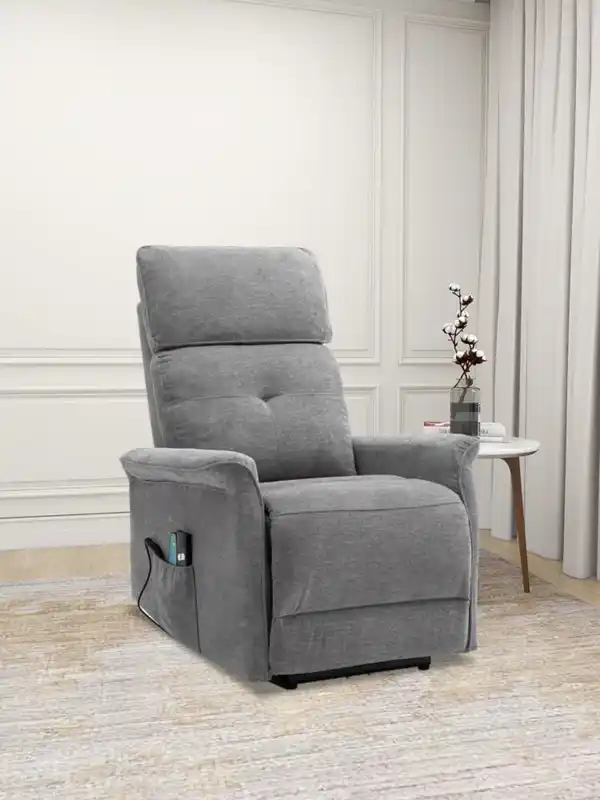 Bild 2 von Happy Home Elektrischer TV-Sessel/ Massagesessel - Hellgrau