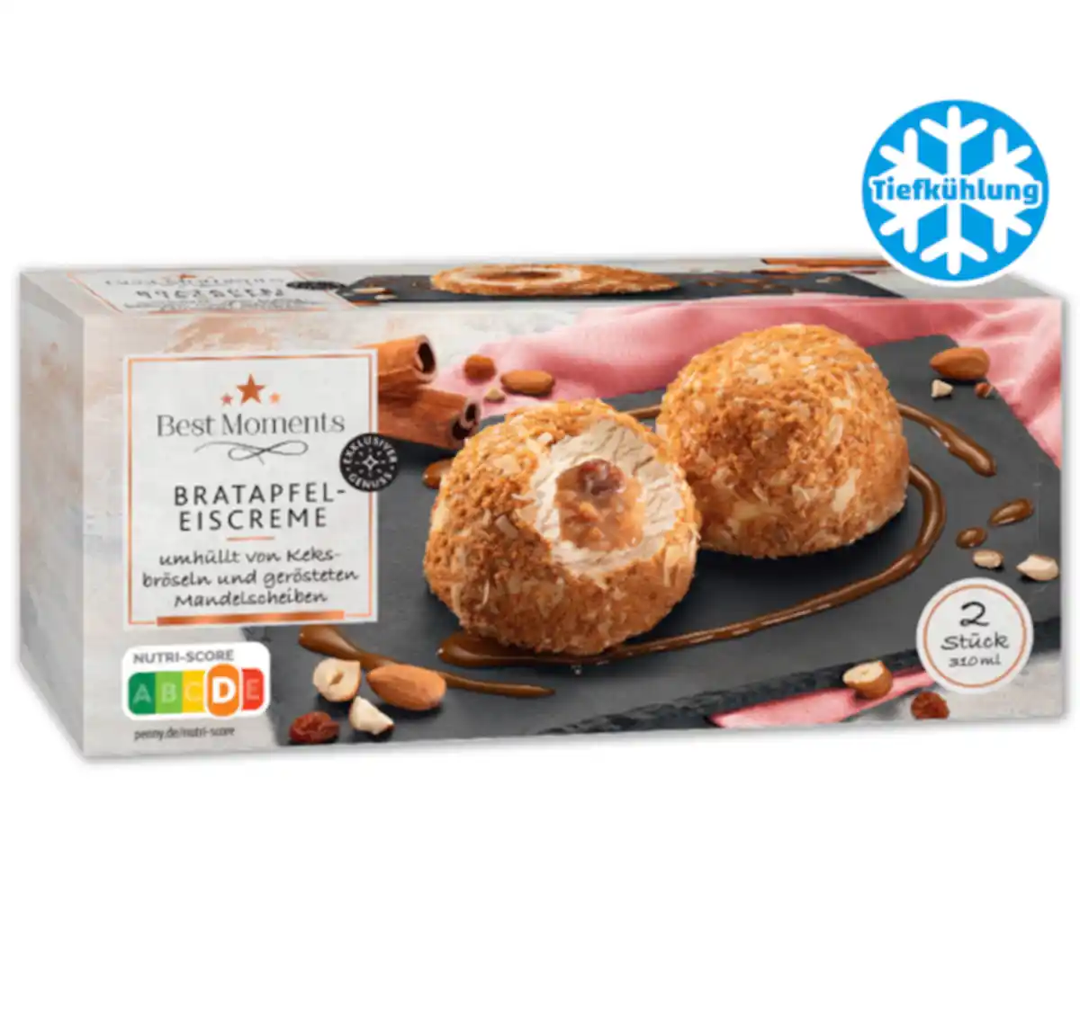 Bild 1 von BEST MOMENTS Bratapfel-Eiscreme