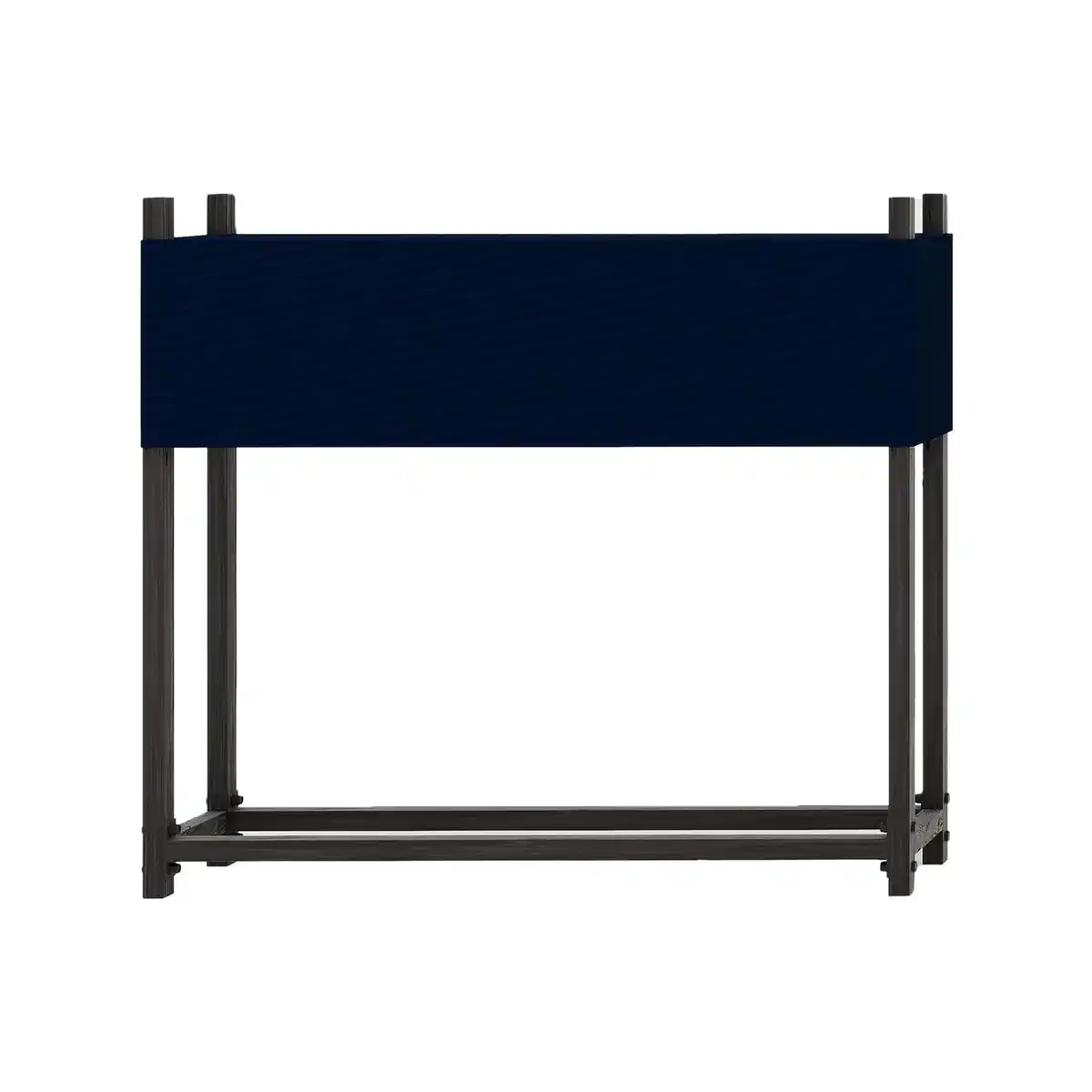 Bild 1 von Brennholzregal aus Metall mit Abdeckung, ca. 113 x 25 x 115 cm