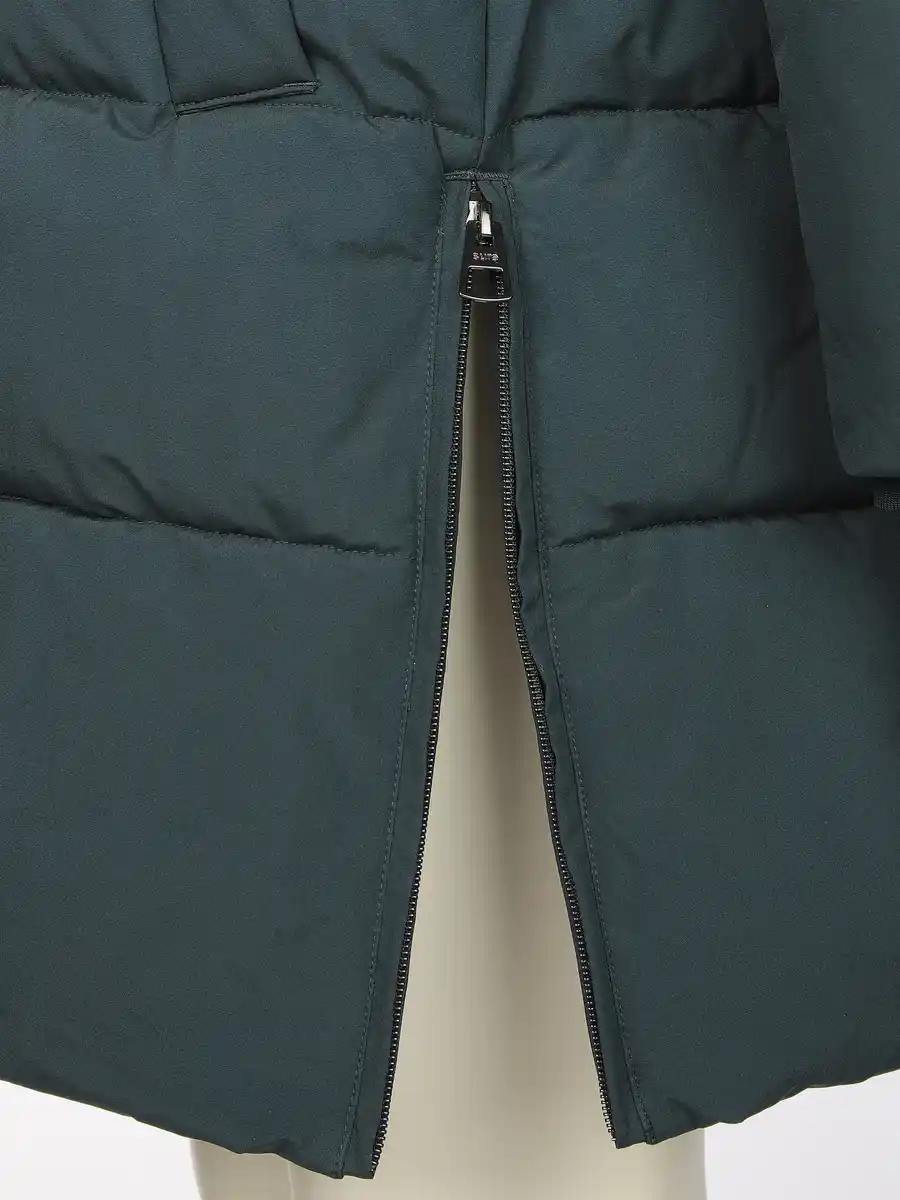 Bild 4 von Damen Steppmantel mit Kapuze Türkis