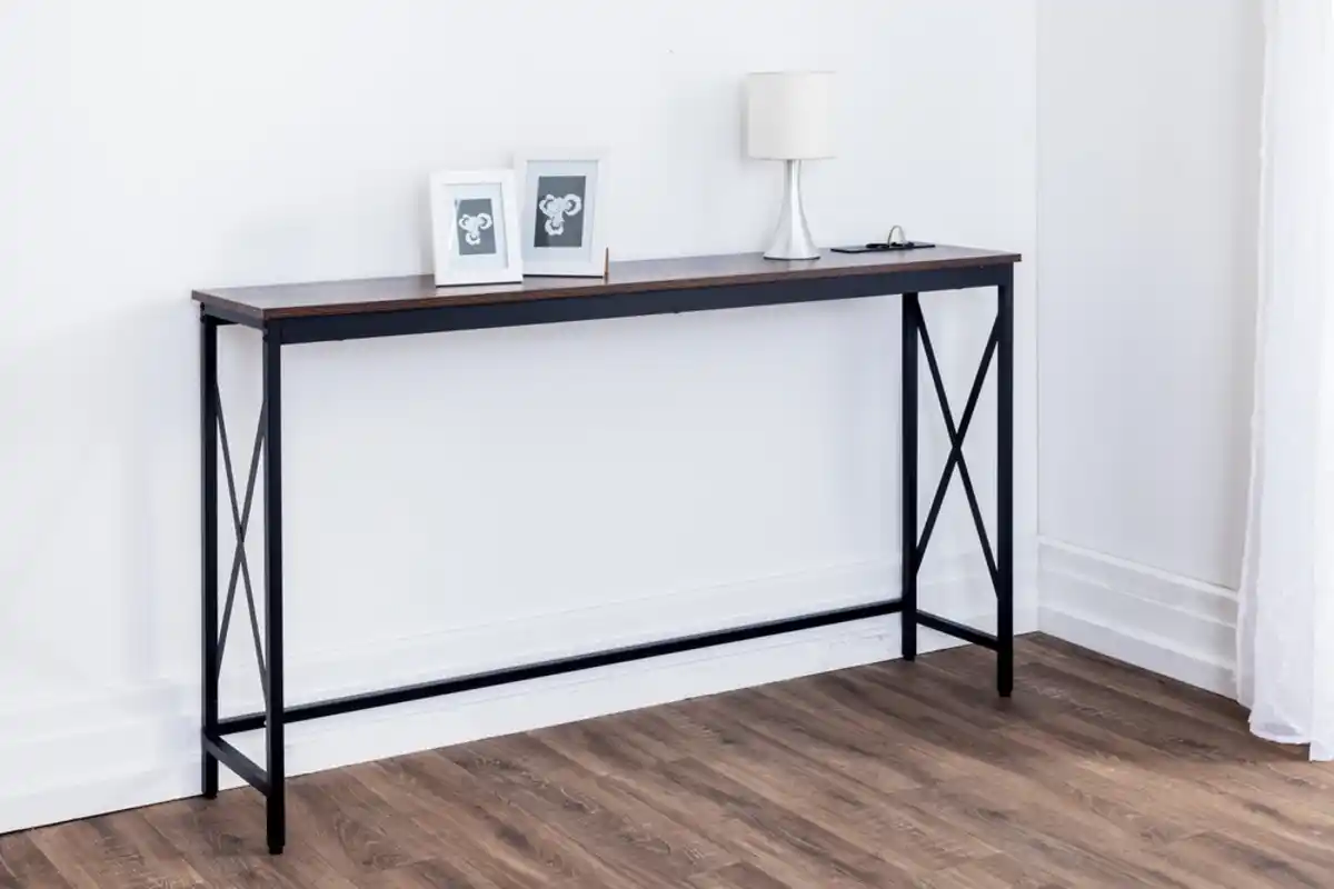 Bild 2 von Wohnzimmerregal, ca. 140 x 30 x 80 cm - Braun