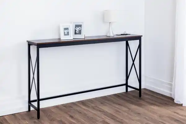 Bild 2 von Wohnzimmerregal, ca. 140 x 30 x 80 cm - Braun