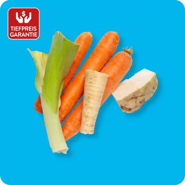 Bild 1 von   Suppengemüse, Ursprung: siehe Etikett