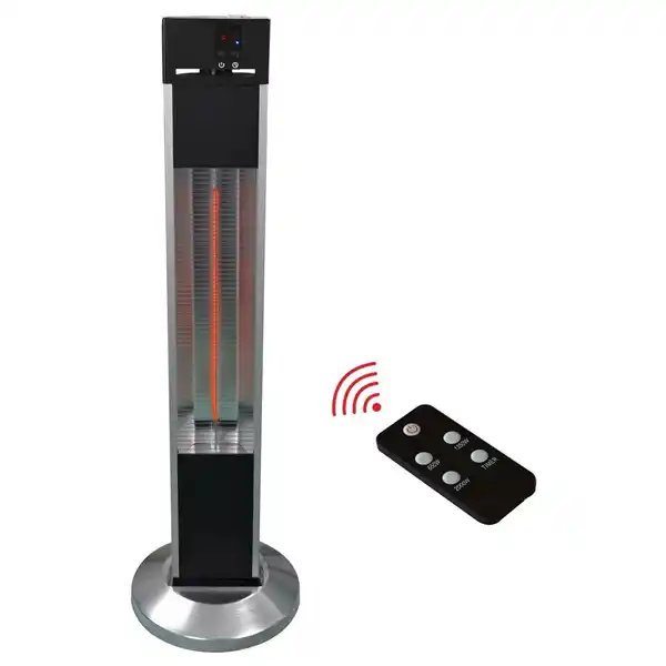 Bild 1 von Terrassen-Heizstrahler Infrae 2000 W Floor Alu Schwarz