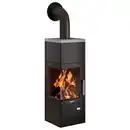 Bild 1 von Justus Kaminofen Diego Wärme+ Schwarz 6 kW EEK: A