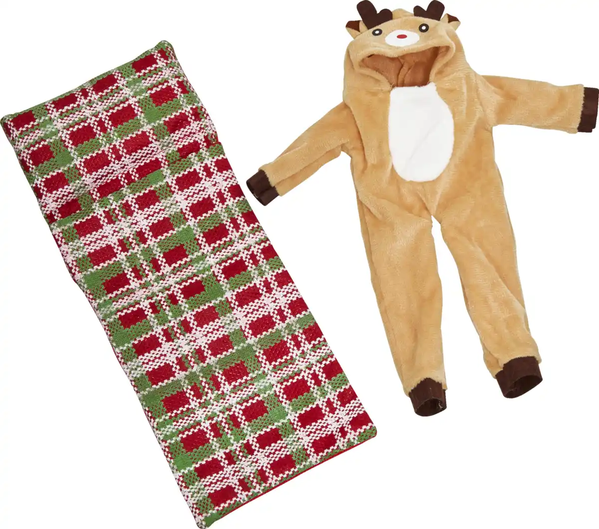 Bild 1 von IDEENWELT Weihnachtself-Zubehör Rentierkostüm mit Schlafsack