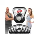 Bild 1 von Miweba Sports Kettlebell KB200, Kunststoff-Kugelhantel, 4-12 kg, Anti-Rutsch-Griff, Hartgummifüße (10,0 kg)