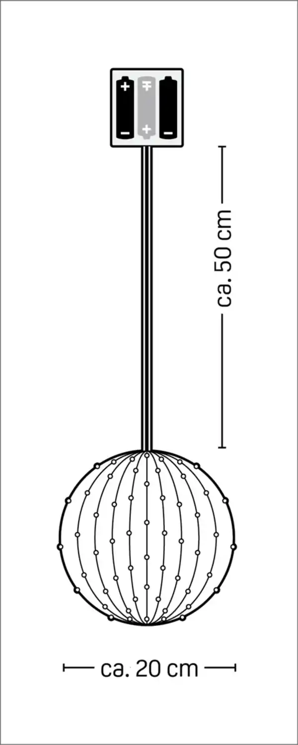 Bild 2 von IDEENWELT LED-Kugel