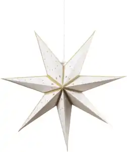 IDEENWELT LED-Papierstern 60 cm