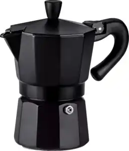 IDEENWELT Espressokocher schwarz