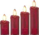 Bild 1 von IDEENWELT LED Fensterkerzen rot 4er Set