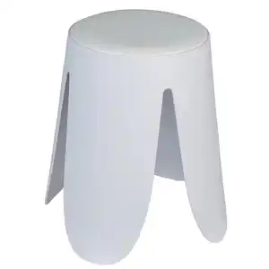 Wenko Badhocker Comiso Ø 44,5 cm x 46 cm Weiß Matt